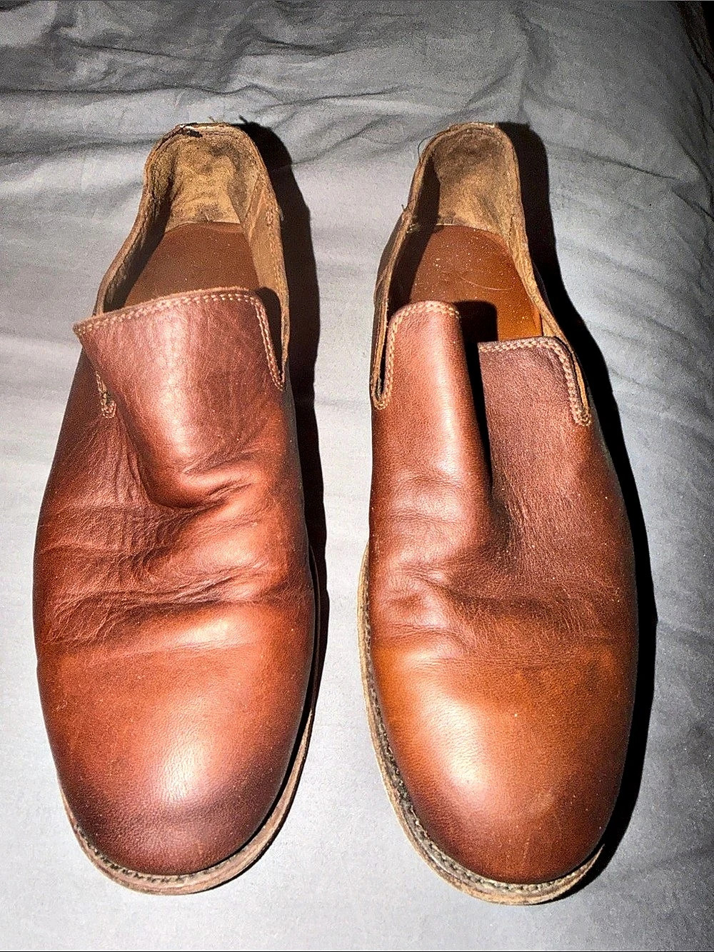 Frye Chris Venetian Loafers Leather Brown